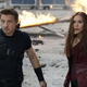 Jeremy Renner and Elizabeth Olsen in Captain America: Civil War (Photo: Marvel Studios)